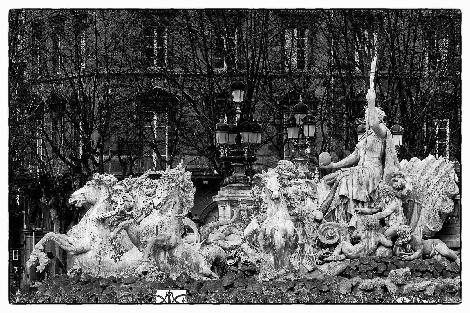 Le quadrige des chevaux marins est une représentation du Bonheur.